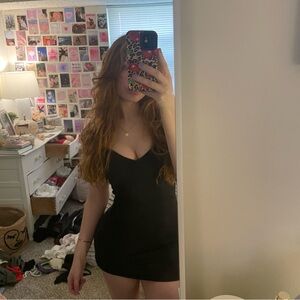 BLACK MINI DRESS
